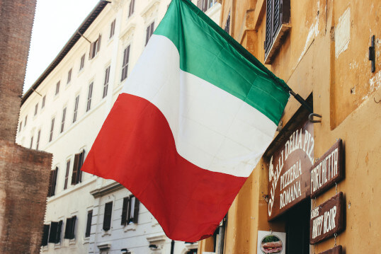 Italienische Flagge